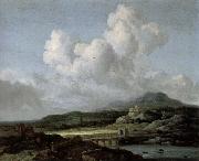 Jacob van Ruisdael The sun appears oil